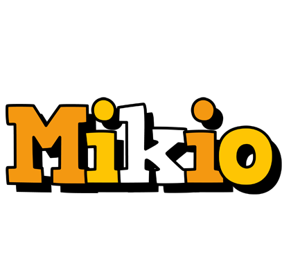 Mikio cartoon logo