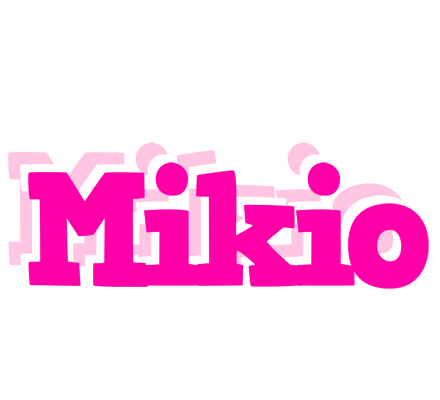 Mikio dancing logo