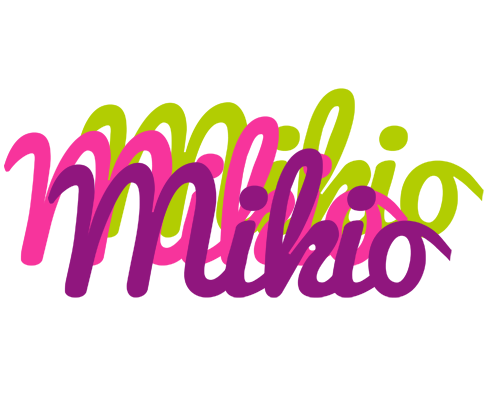 Mikio flowers logo