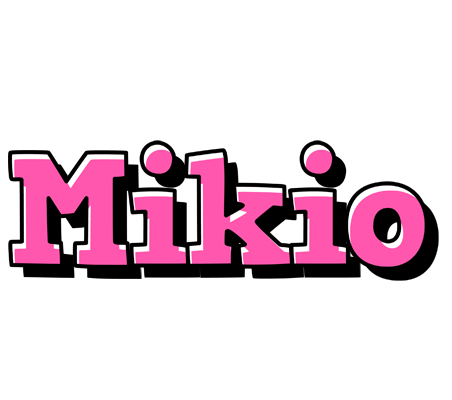 Mikio girlish logo