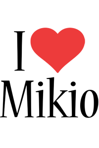 Mikio i-love logo
