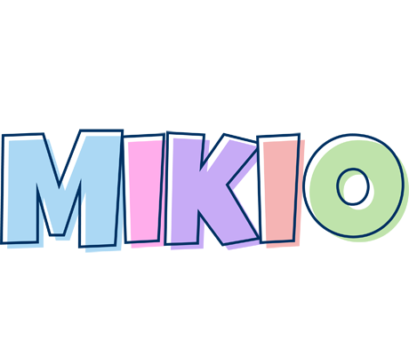 Mikio pastel logo