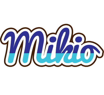 Mikio raining logo