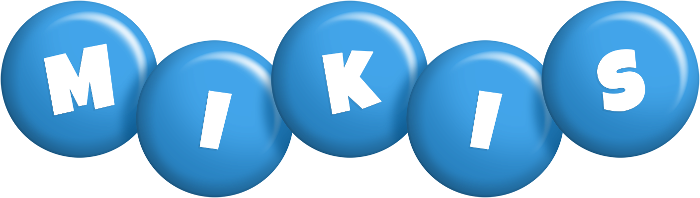 Mikis candy-blue logo