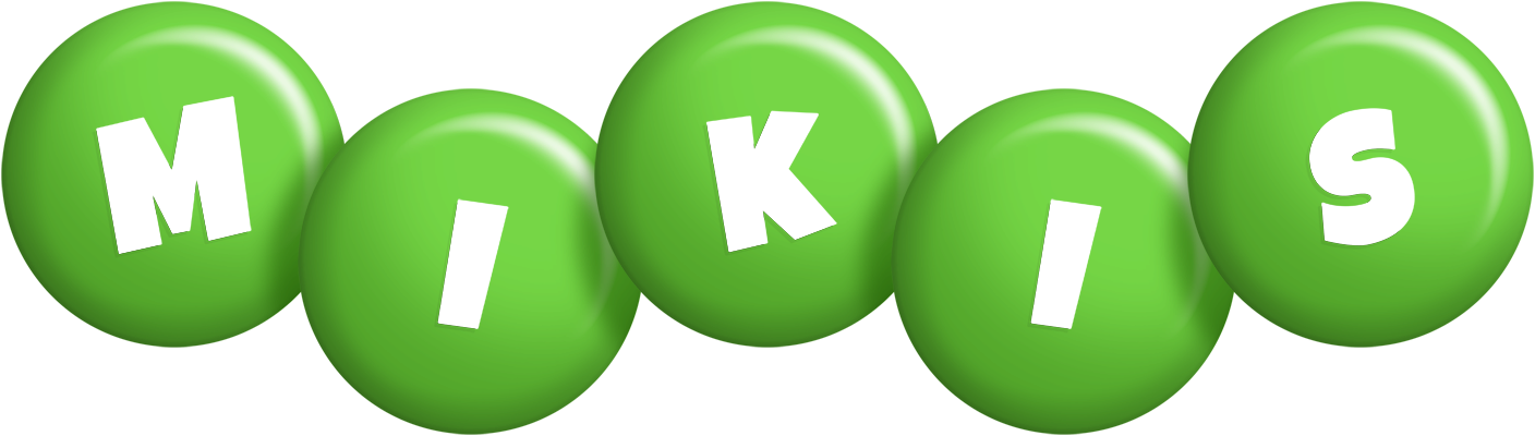 Mikis candy-green logo
