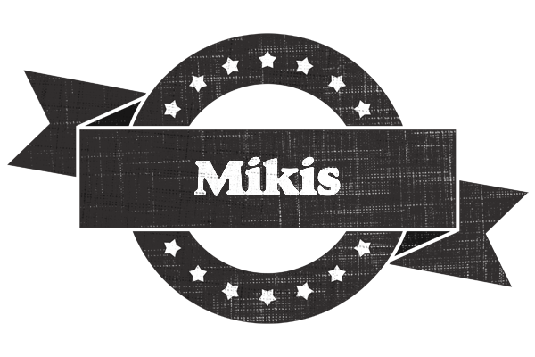 Mikis grunge logo