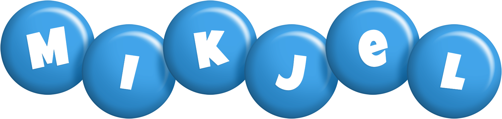 Mikjel candy-blue logo