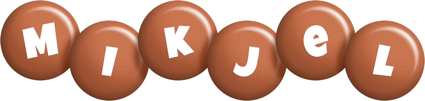 Mikjel candy-brown logo