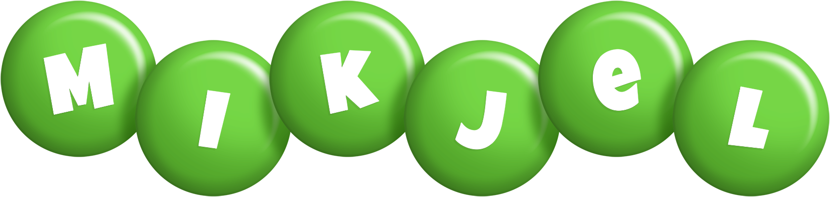 Mikjel candy-green logo