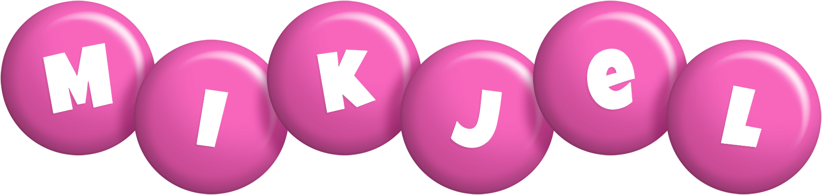 Mikjel candy-pink logo