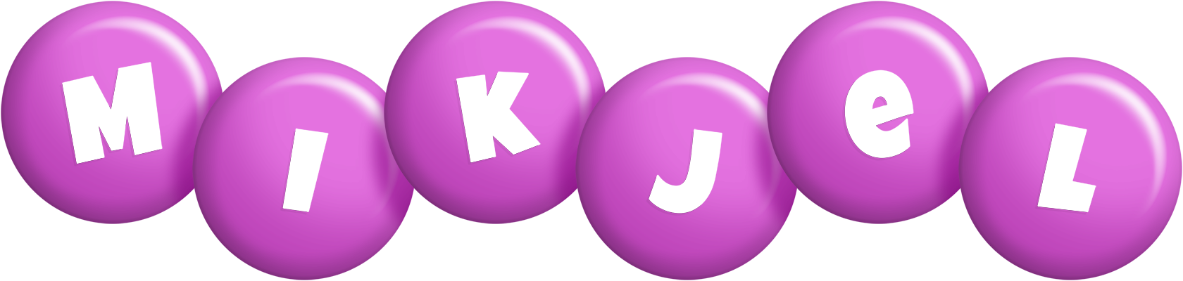 Mikjel candy-purple logo