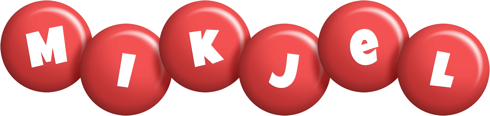 Mikjel candy-red logo