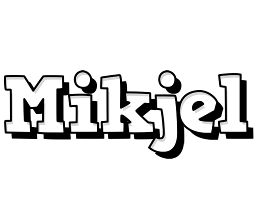 Mikjel snowing logo