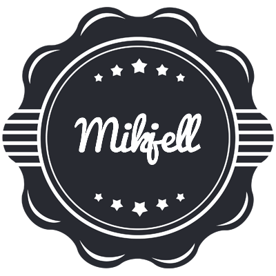 Mikjell badge logo
