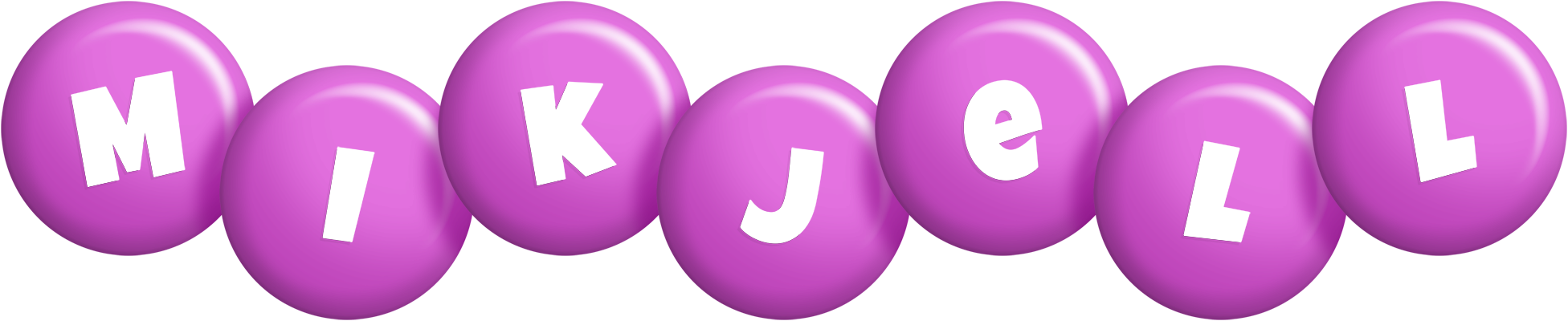 Mikjell candy-purple logo