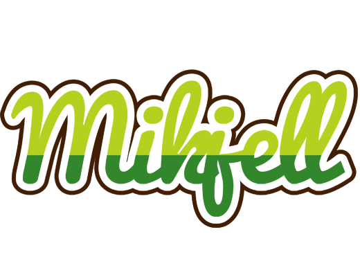 Mikjell golfing logo