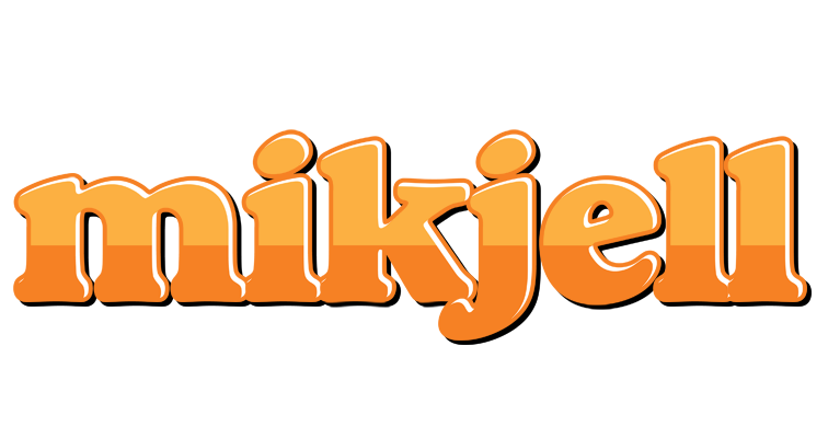 Mikjell orange logo