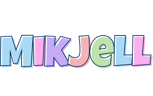 Mikjell pastel logo