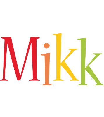 Mikk birthday logo