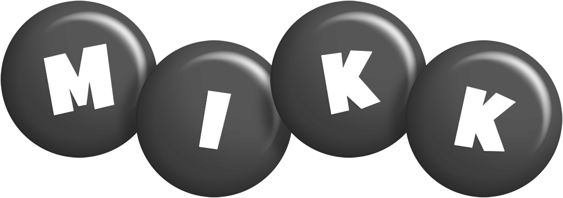 Mikk candy-black logo