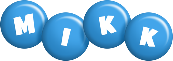 Mikk candy-blue logo