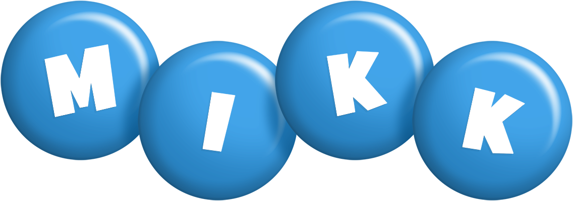 Mikk candy-blue logo
