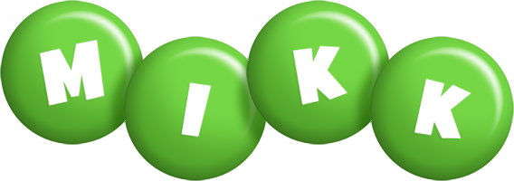 Mikk candy-green logo