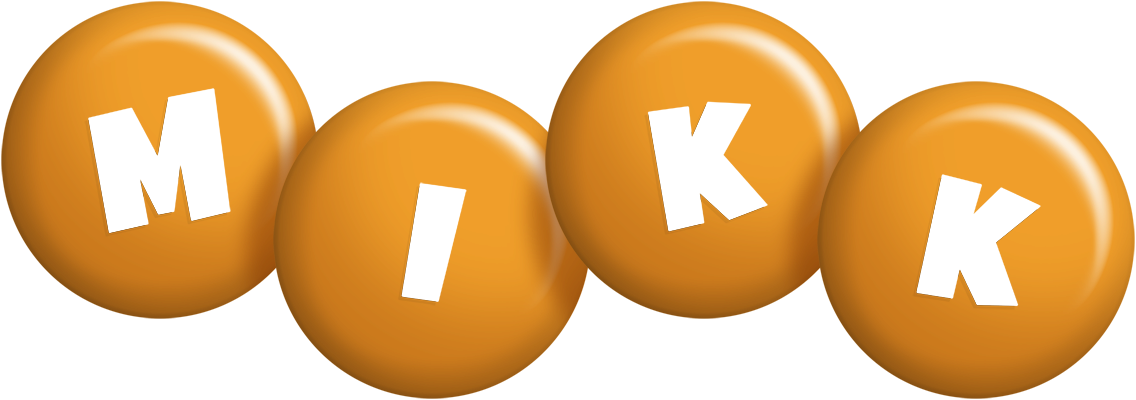 Mikk candy-orange logo