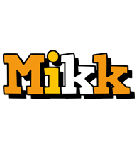 Mikk cartoon logo