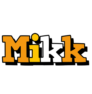 Mikk cartoon logo