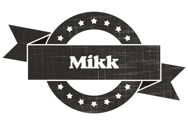 Mikk grunge logo