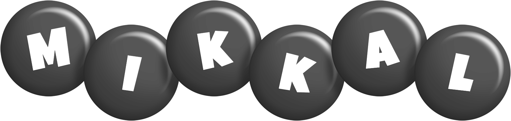 Mikkal candy-black logo
