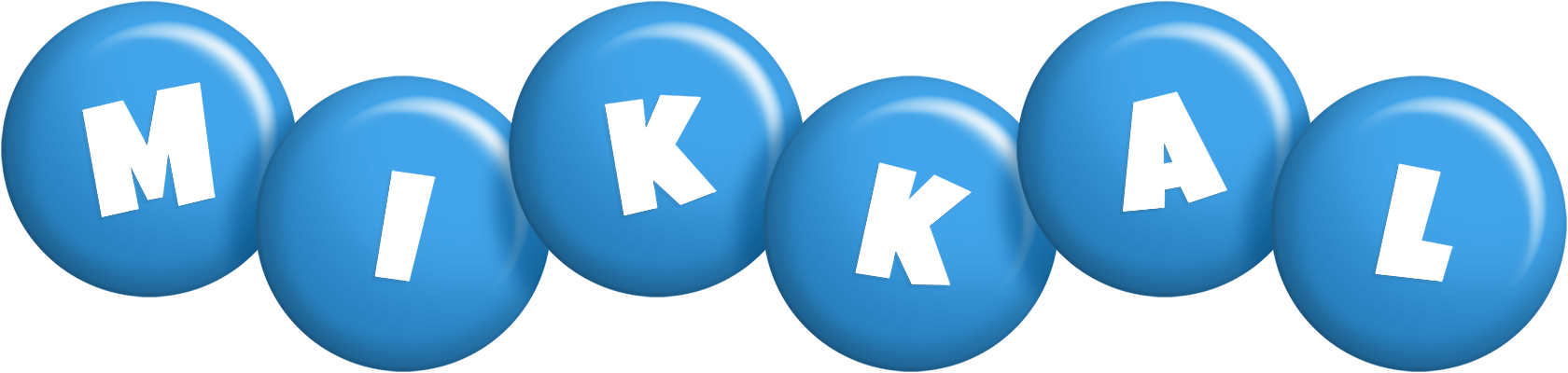 Mikkal candy-blue logo