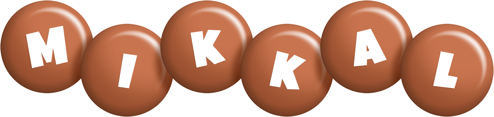 Mikkal candy-brown logo