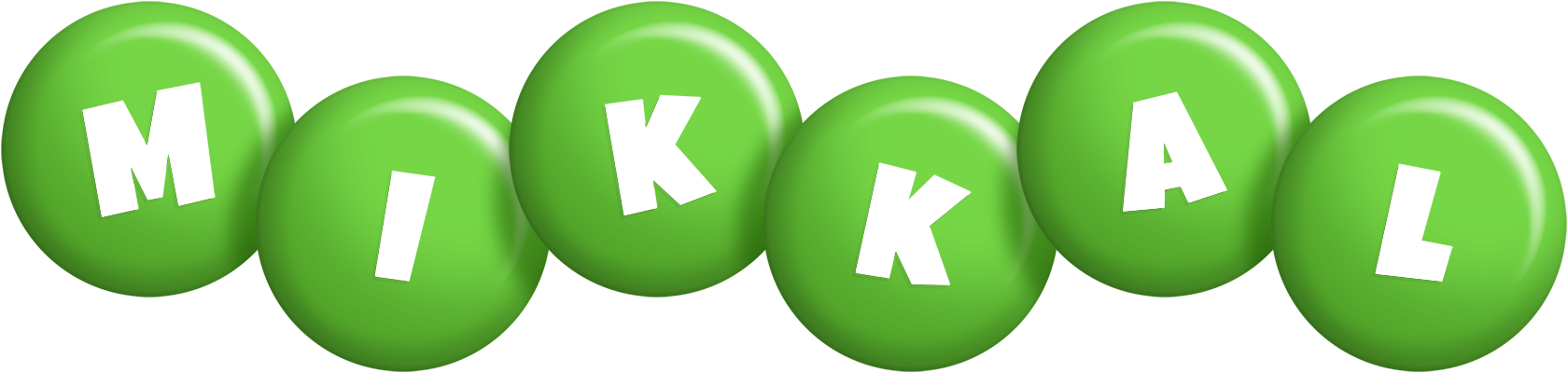 Mikkal candy-green logo
