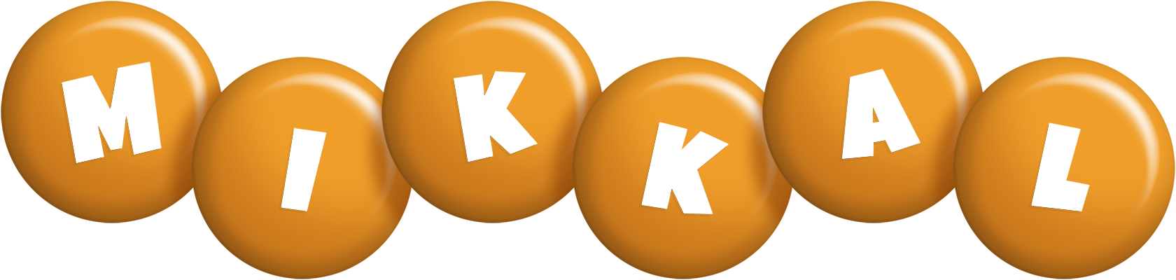Mikkal candy-orange logo