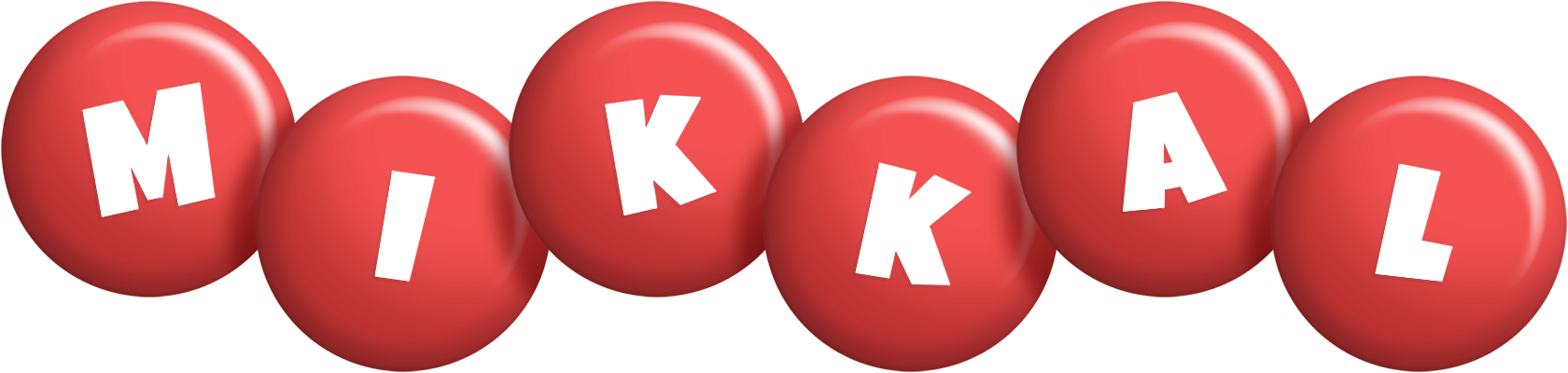 Mikkal candy-red logo