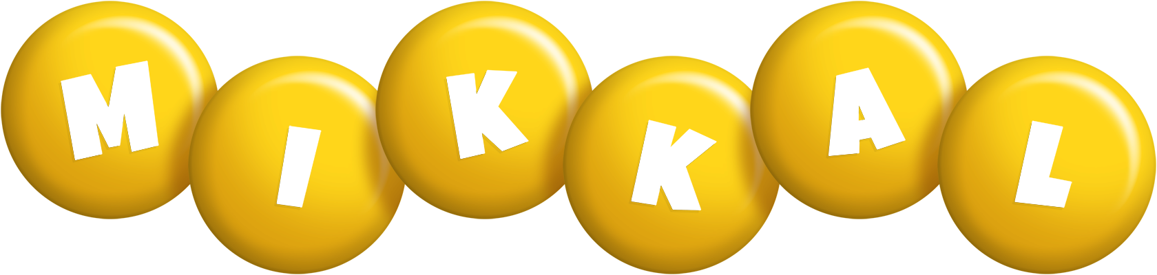 Mikkal candy-yellow logo
