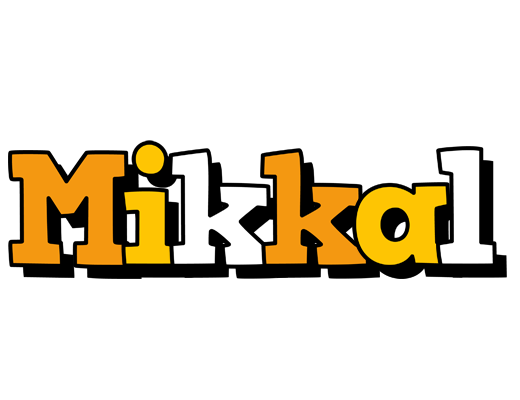 Mikkal cartoon logo