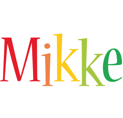 Mikke birthday logo