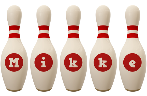 Mikke bowling-pin logo
