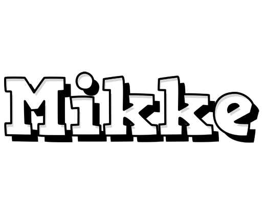 Mikke snowing logo