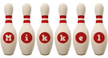 Mikkel bowling-pin logo