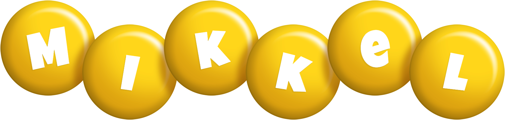 Mikkel candy-yellow logo