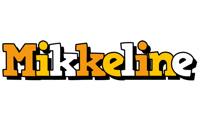 Mikkeline cartoon logo