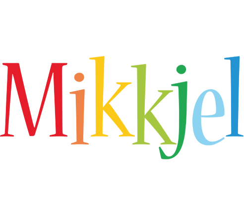 Mikkjel birthday logo