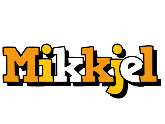 Mikkjel cartoon logo
