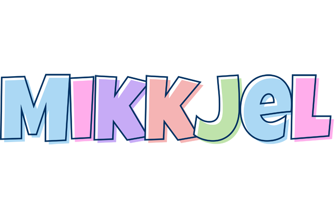 Mikkjel pastel logo
