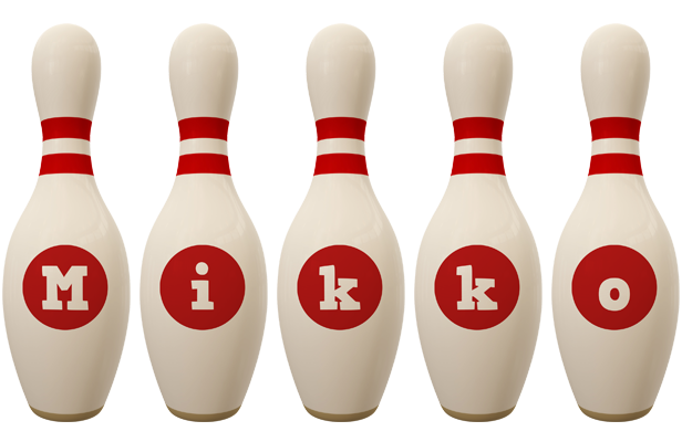 Mikko bowling-pin logo