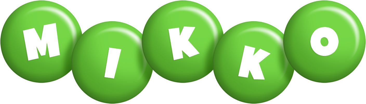 Mikko candy-green logo